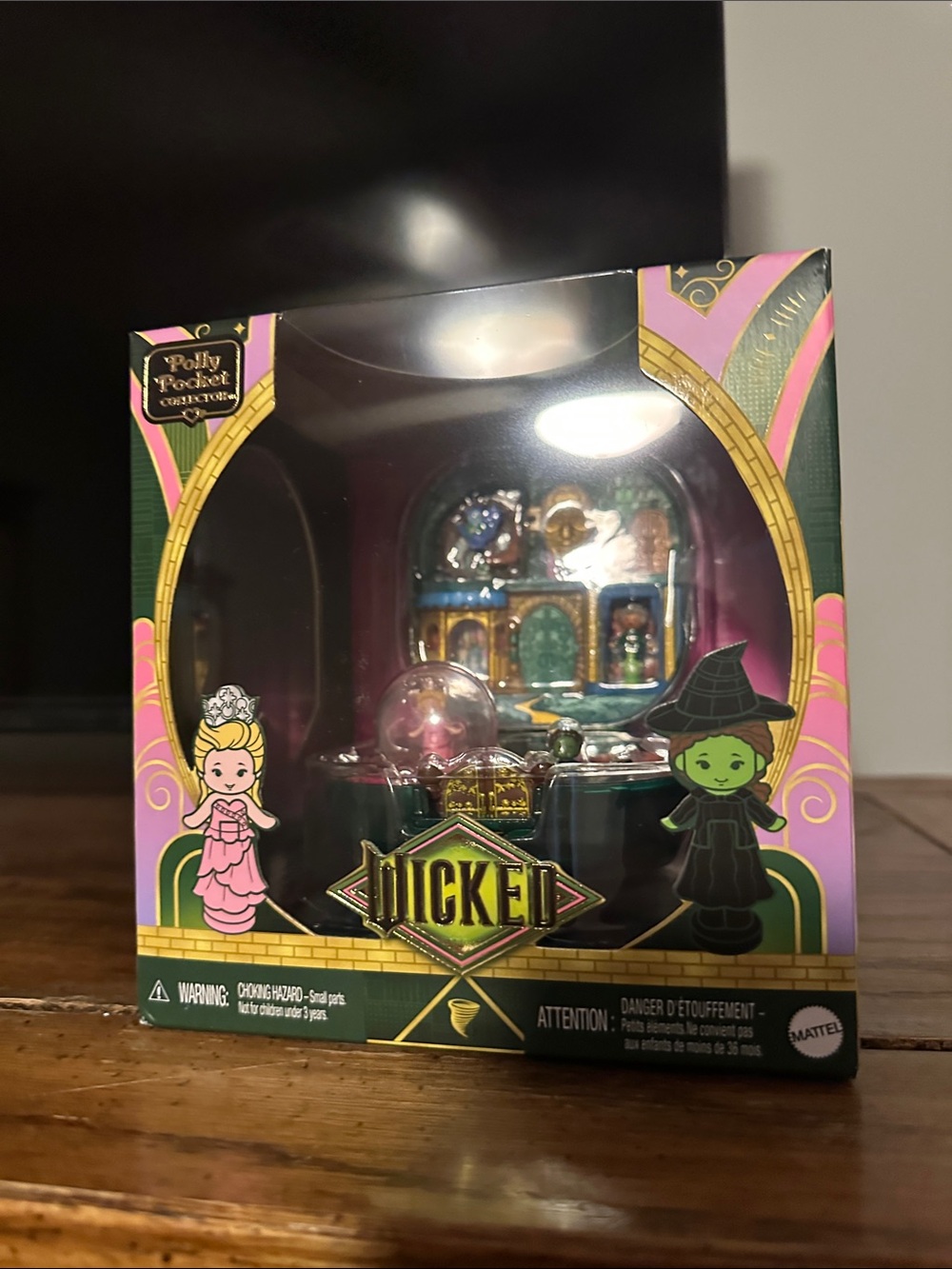 Wicked Polly Pocket Playset – Pink & Green